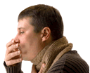 Man coughing Man coughing