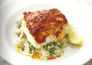 Cod with Pesto Topping and Butterbean Mash