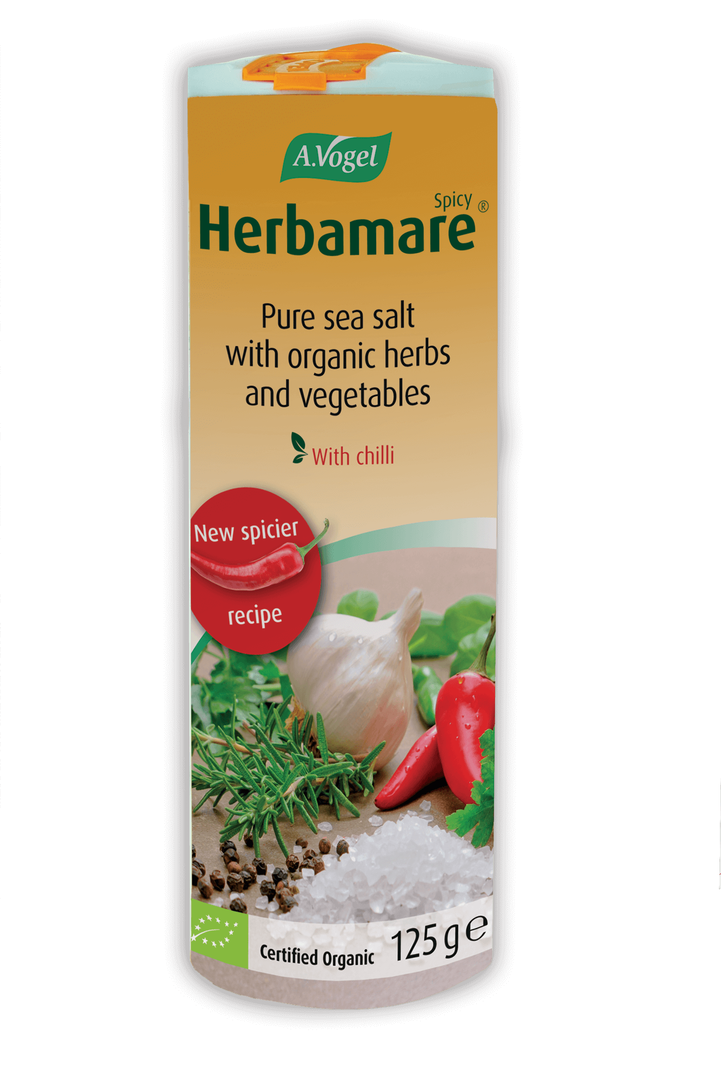 A.Vogel Herbamare Örtsalt Spicy - 125 g